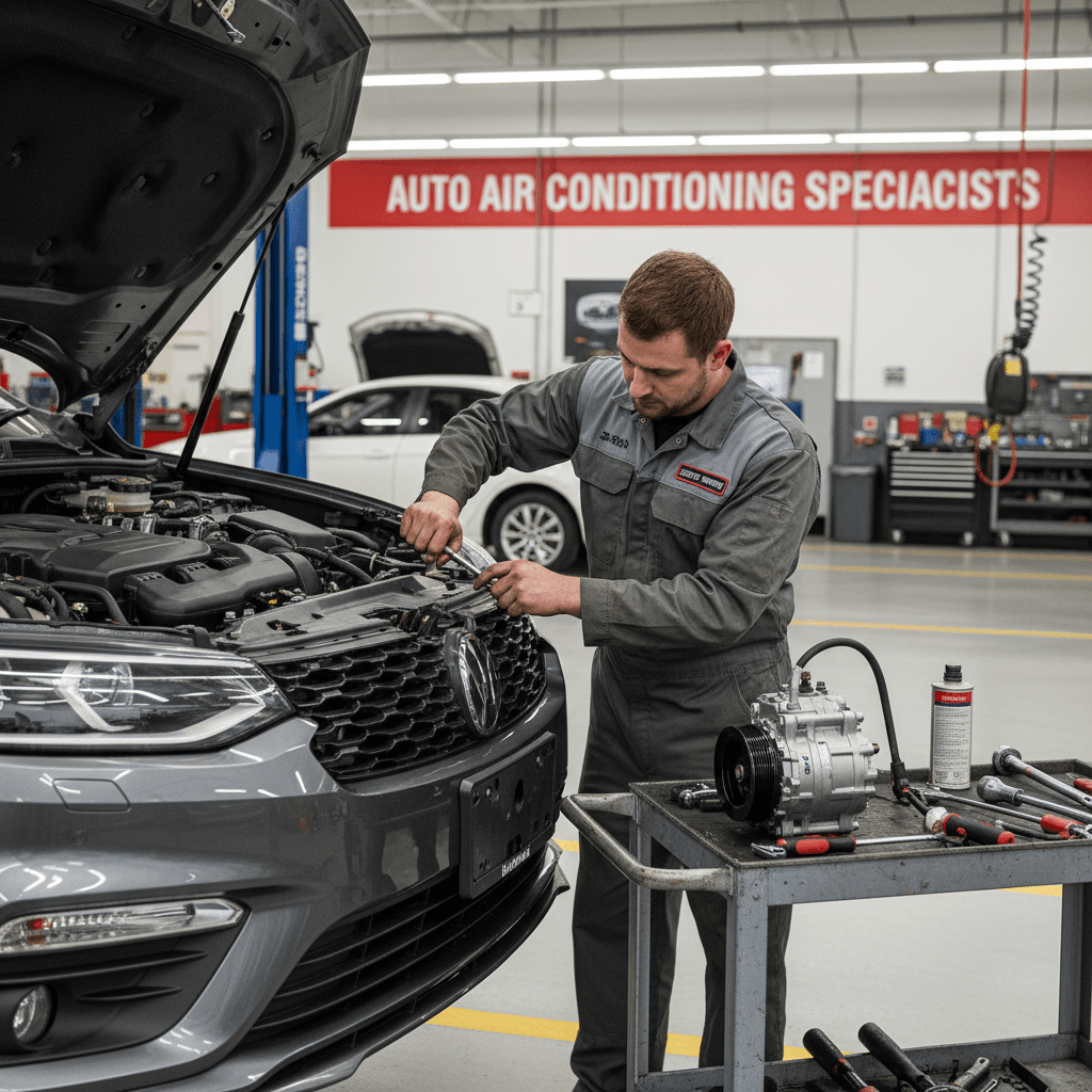 AC compressor repair service